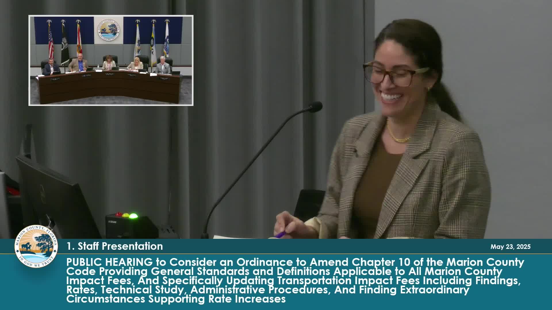 Developers challenge Marion County's impact fee ordinance and advocate for legal adjustments