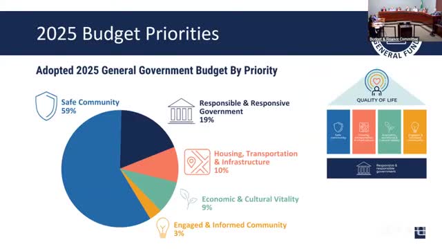 Everett details 2025 budget priorities; public safety represents majority of general government spending