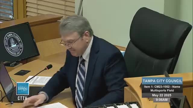 Tampa council sets first reading to name Forest Hills field for community soccer organizer Roland Paz Sr.