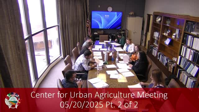 LCUAS board reviews meeting schedule, insurance notice and Food Policy Council facilitation