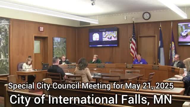 International Falls City Council convenes closed session on labor negotiations