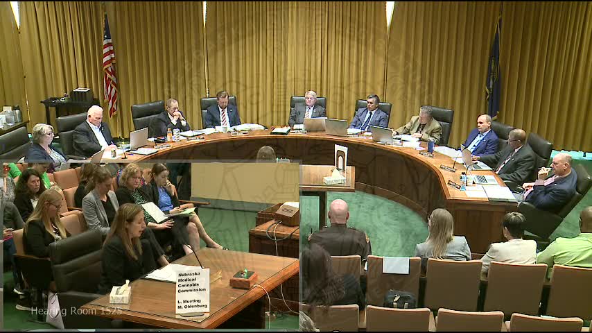 Doctor Oldenburg discusses cannabis regulations and patient care in Nebraska commission hearing