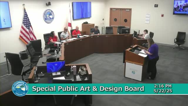 Coachmen Park murals complete; board discusses rotating exhibits including proposed rubber duck show