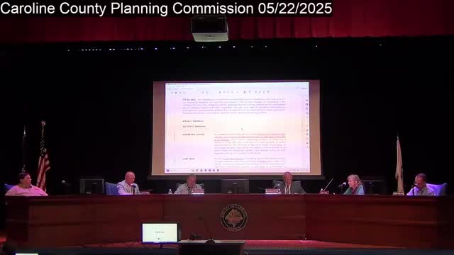 Caroline County planning commission forwards zoning text amendment on civil penalties, vehicle and junkyard rules