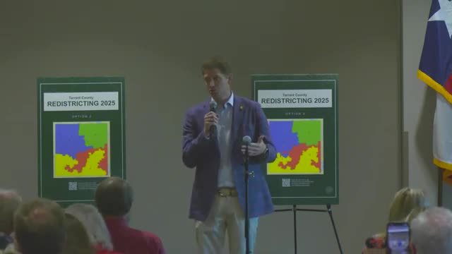 Tarrant County public hearing draws starkly divided comments over proposed redistricting maps