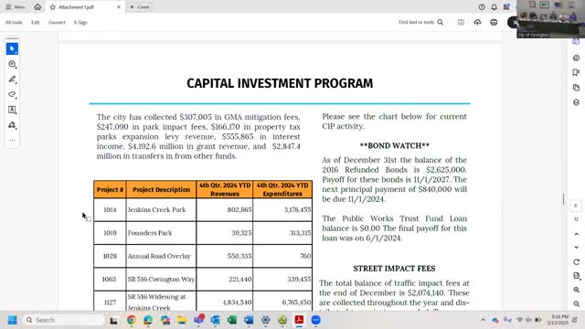 Covington reports strong fourth-quarter revenues, $42.6M cash and $2.1M interest income for 2024