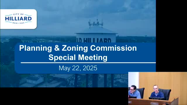 Hilliard Planning Commission reviews zoning code updates for I-270 area redevelopment