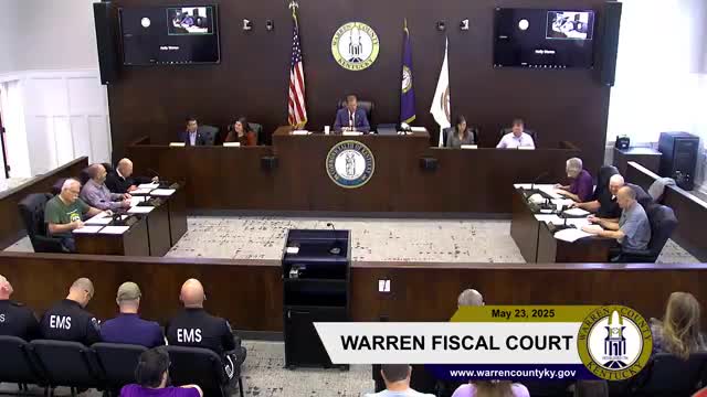 Warren County fiscal court approves first reading of 2025–26 budget; total rises to $81.3 million