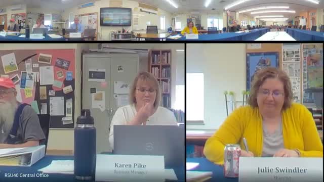 RSU 40/MSAD 40 finance committee reviews warrants, Medicaid billing and transportation reimbursements