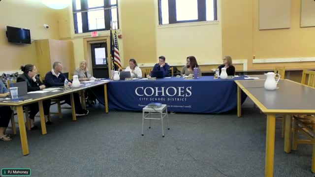 Cohoes board reviews duties and timeline for districtwide safety coordinator