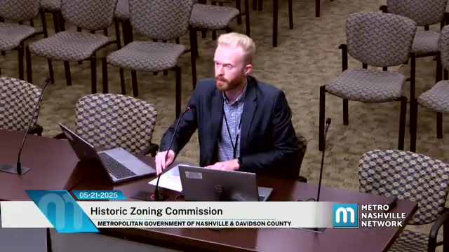 Commission narrowly approves revised width for 762 Roycroft Place after debate over garage and massing