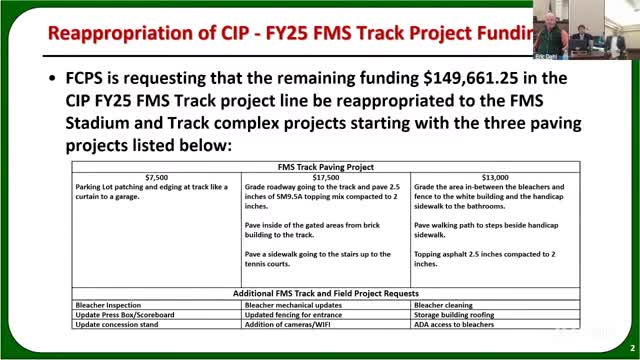Board approves reappropriation for Savannah Middle School track improvements, limits bleacher work until plans complete