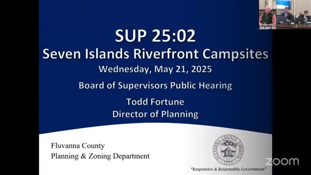 Supervisors approve two-site riverfront campsite SUP with cap on sites and safety conditions