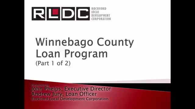 Winnebago County hears update on revolving loan fund; Rockford LDC says fund is sustainable and focused on small-business lending