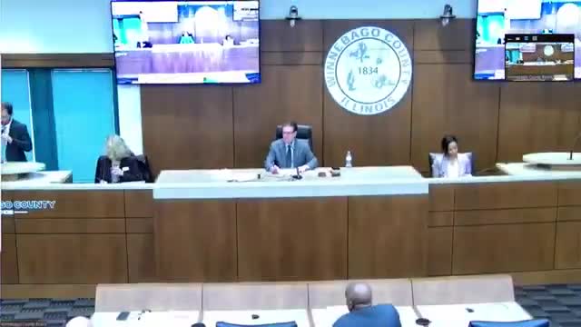 Winnebago County Board approves amended ordinance to restore administrative authority to county board chairman after debate