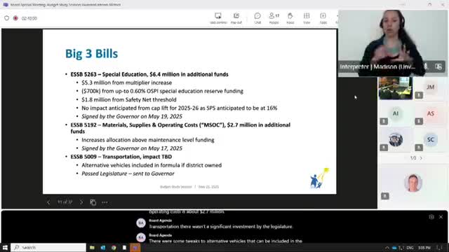 Seattle Public Schools previews 2025–26 budget, cites $100M structural gap and new state levy authority