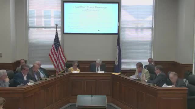 Clark County fiscal court debates FY2026 budget, EMS and 911 funding amid carryover concerns