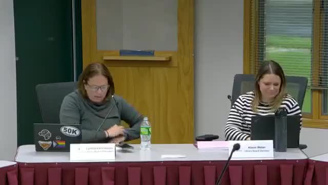 Board directs staff to begin investigating joint village–town library options and stakeholder steps