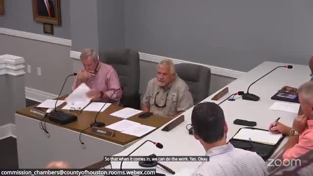 Commission Considers ALDOT Funding Agreements for Ashford Road and Enid Road Resurfacing; Objection Noted on One Item