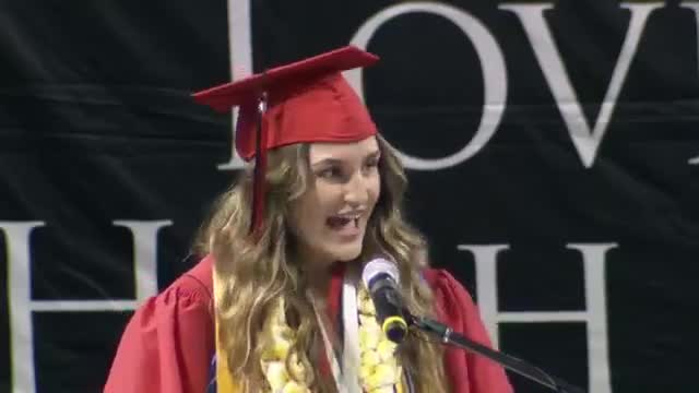 Lily Kamakelle celebrates Loveland graduates at heartfelt commencement address