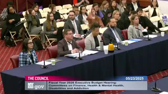 New York City Health Department details funding challenges for mental health programs