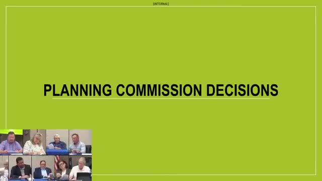 Commission approves new parking lot and access drive at Theory Street; conditions include plat and maintenance agreements