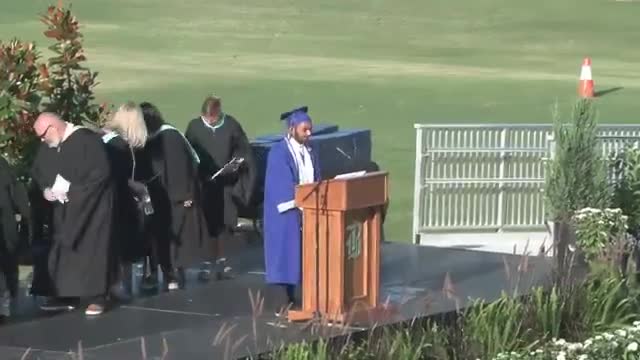 Principal Heather Dest welcomes Bellevue High School class of 2025 commencement ceremony