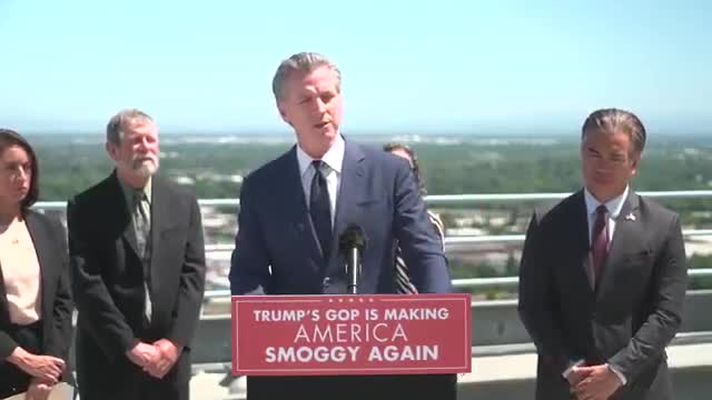 Governor Newsom denounces federal rollback of California's environmental standards