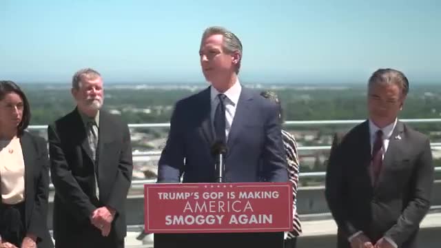 Governor Newsom defends California's environmental regulations against federal rollback efforts