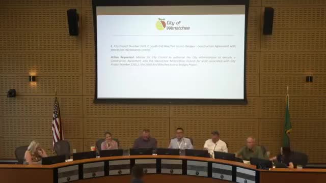 Council authorizes construction agreement with reclamation district for South End bike-ped bridge work