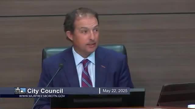 Murfreesboro holds public hearing and approves FY2026 budget on first reading