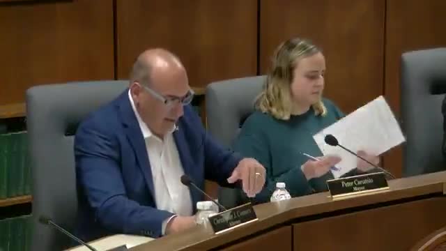 Township tables sale of Block 1869, Lot 13; second reading continued to June 12