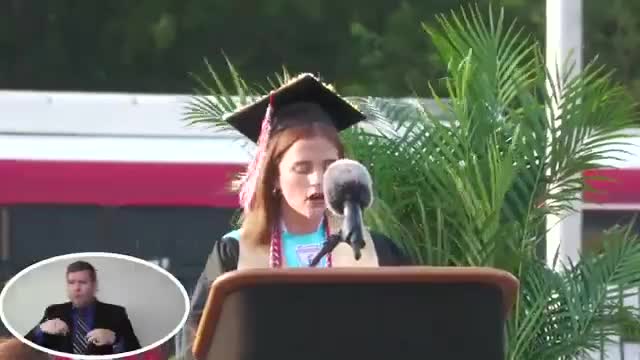 Class President reflects on journey during Yukon High School graduation ceremony