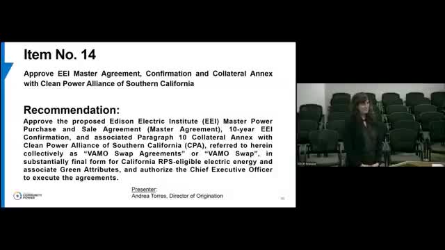 San Diego Community Power signs EEI swap confirmation with Clean Power Alliance to enable future prepayment savings