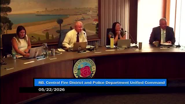 Central Fire, Capitola Police and OR3 describe unified command, urge preparedness after recent incidents