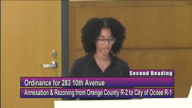 Commission approves annexation and rezoning of Cox property at 283 Tenth Avenue