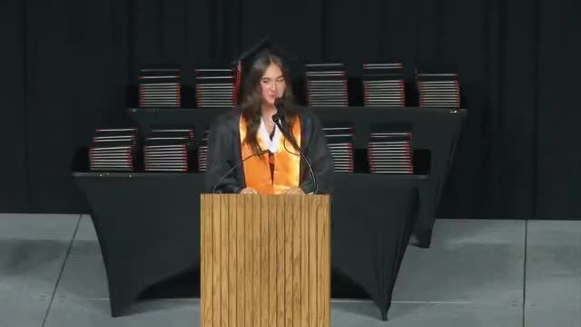 Ames High graduate Miles Peterson reflects on growth and gratitude in commencement speech