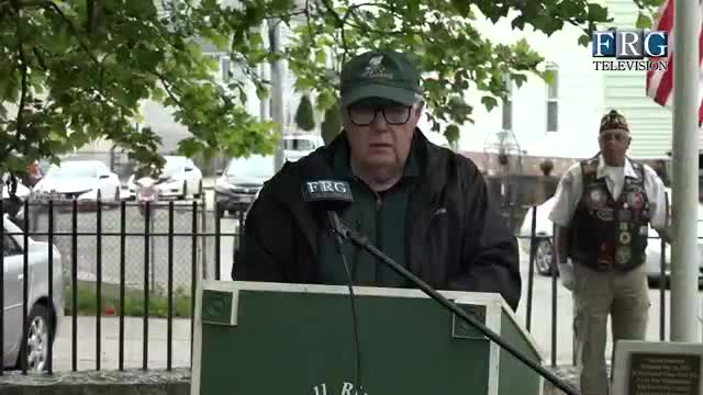 Memorial Day ceremony at Griffin Park honors local veterans and Gold Star families