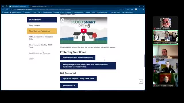 Tompkins County prepares for flood prevention law updates and community engagement