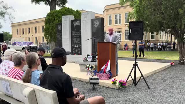 Kerrville city manager and Army veteran urges focus on veterans' mental health at Memorial Day service