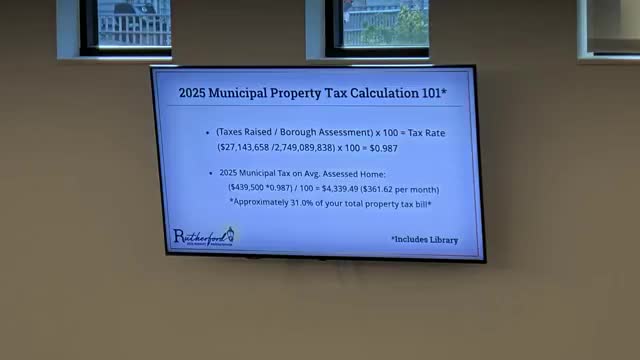 Rutherford projects 3 percent property tax increase for 2025 budget