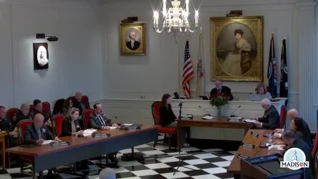 Madison council adopts consent agenda including tax-interest resolution after brief exchange on rates