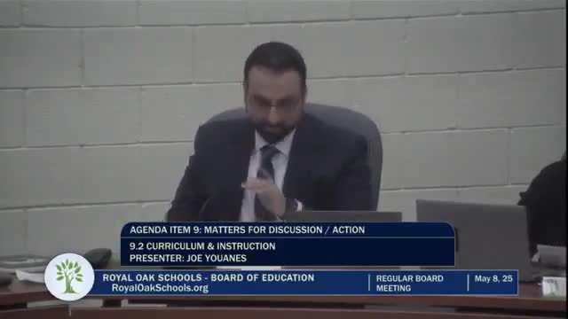 Royal Oak Schools Board approves 2025-2026 budget and tennis court renovations