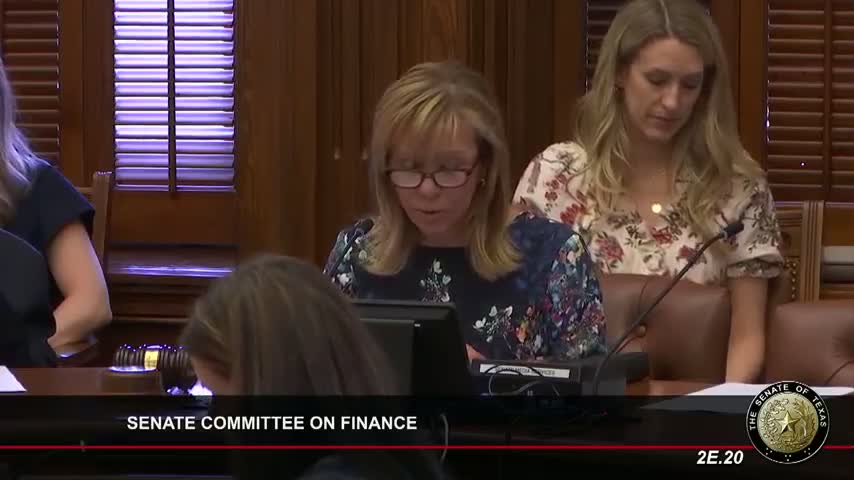 Senate Finance committee approves committee substitute to HJR7 to dedicate sales-tax revenue to Texas Water Fund