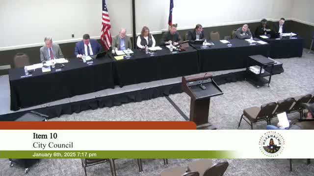 Waxahachie council approves cemetery camera funding, creek‑bank engineering contract and five‑year waste contract