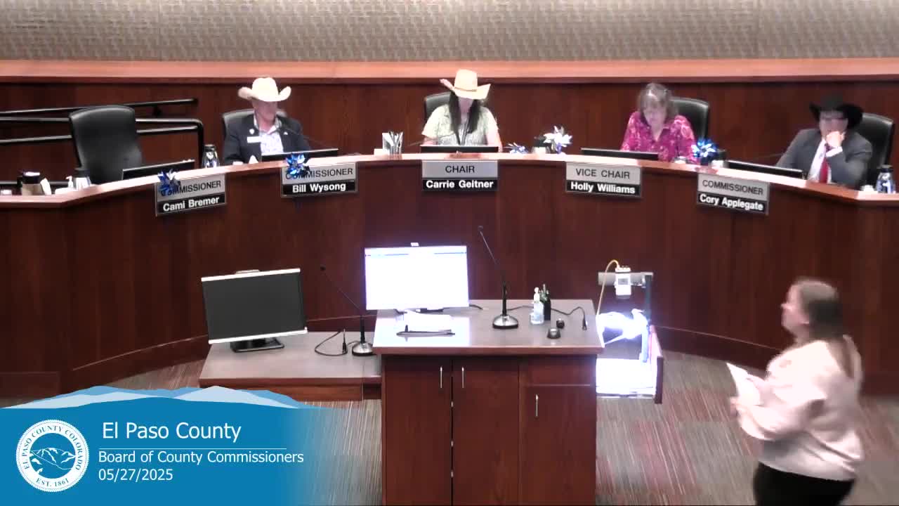 CFO Nikki Simmons reports El Paso County sales tax up 5.13% in March 2025