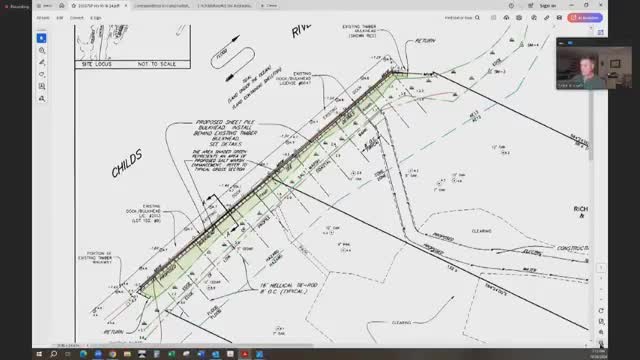 Brad Holmes outlines salt marsh restoration project at Charles River
