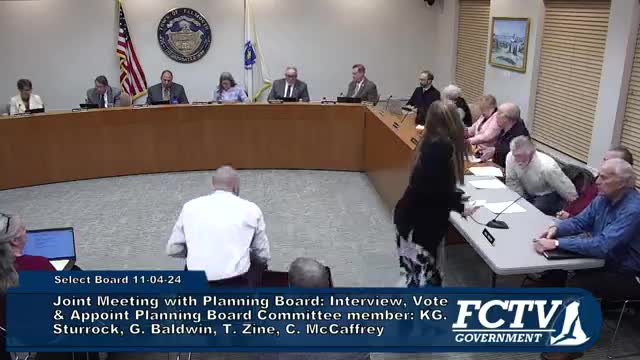 Falmouth Select Board votes on proposed 2025 fee increases for marine services