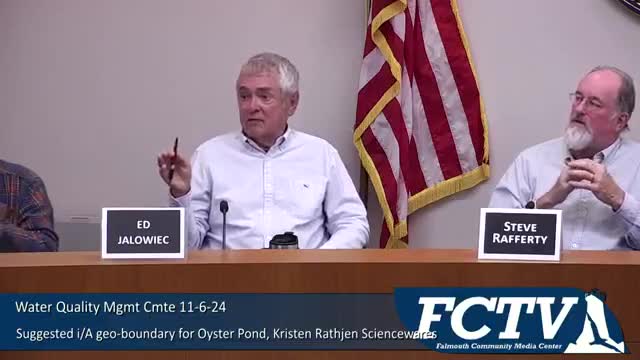 Falmouth discusses watershed plans to manage nitrogen reduction and wastewater systems