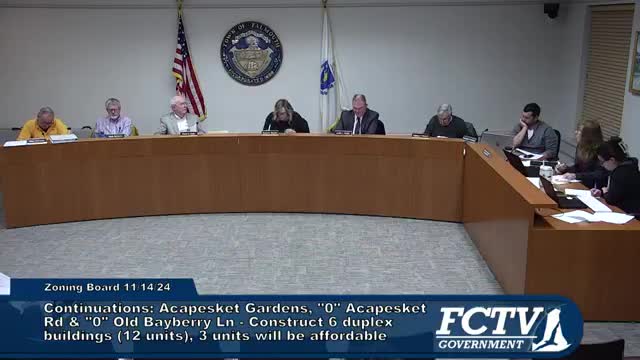 Committee addresses traffic concerns from abutters near Old Bayberry development